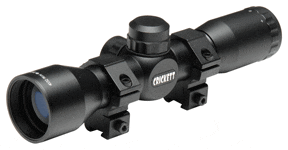 CRICKETT 4X32MM SCOPE MIL-DOT - W/RINGS BLACK MATTE - Image 2