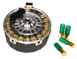 PRO MAG MAGAZINE SAIGA 12GA. - 20RD DRUM BLACK POLYMER